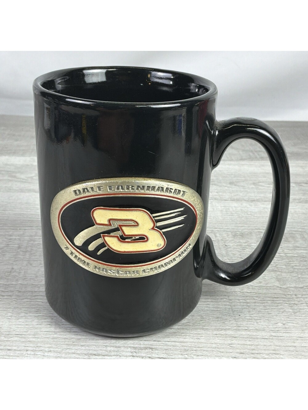 Dale Earnhardt #3 Black Ceramic Mug – 7-Time NASCAR Champion (2004 Licensed